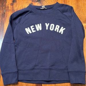 Crewcuts Navy Blue 'New York' Kids Sweatshirt